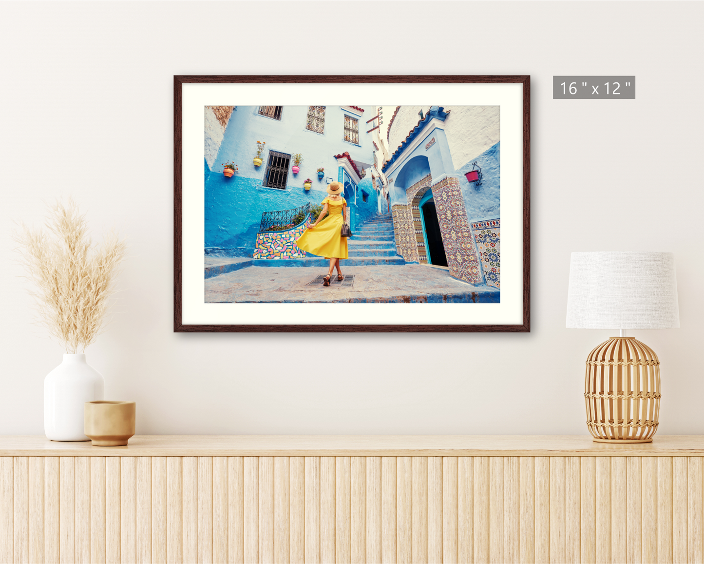 Morocco, Chefchaouen, Medina of blue city