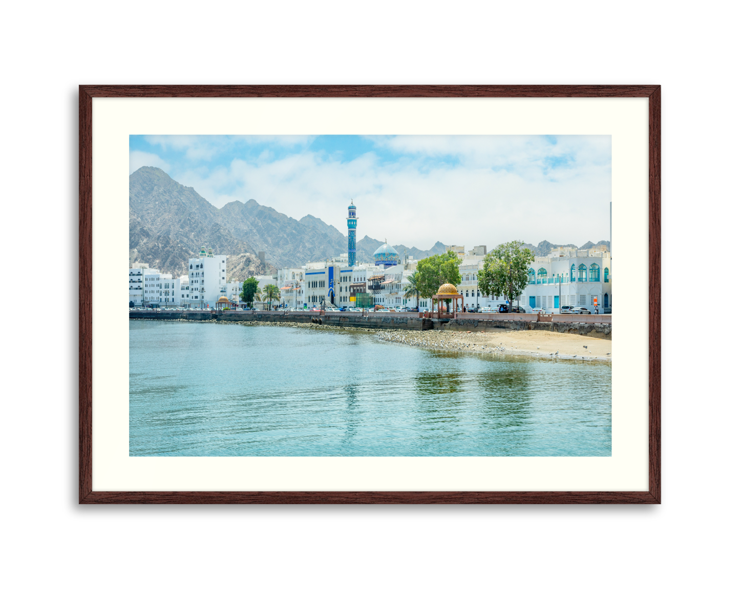 Oman, Mutrah promenade street in Muscat