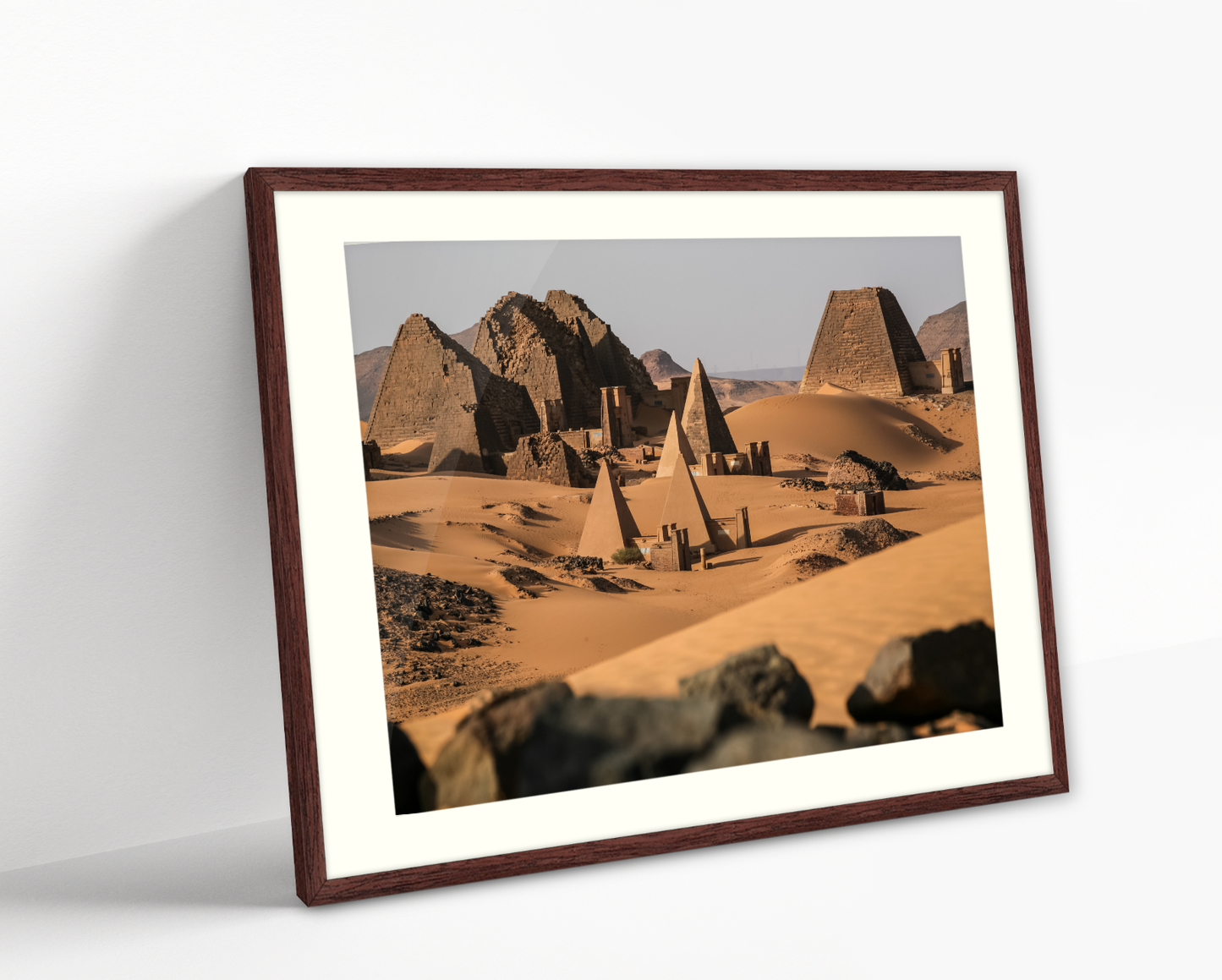Sudan, Meroe Pyramids in The Sahara Desert