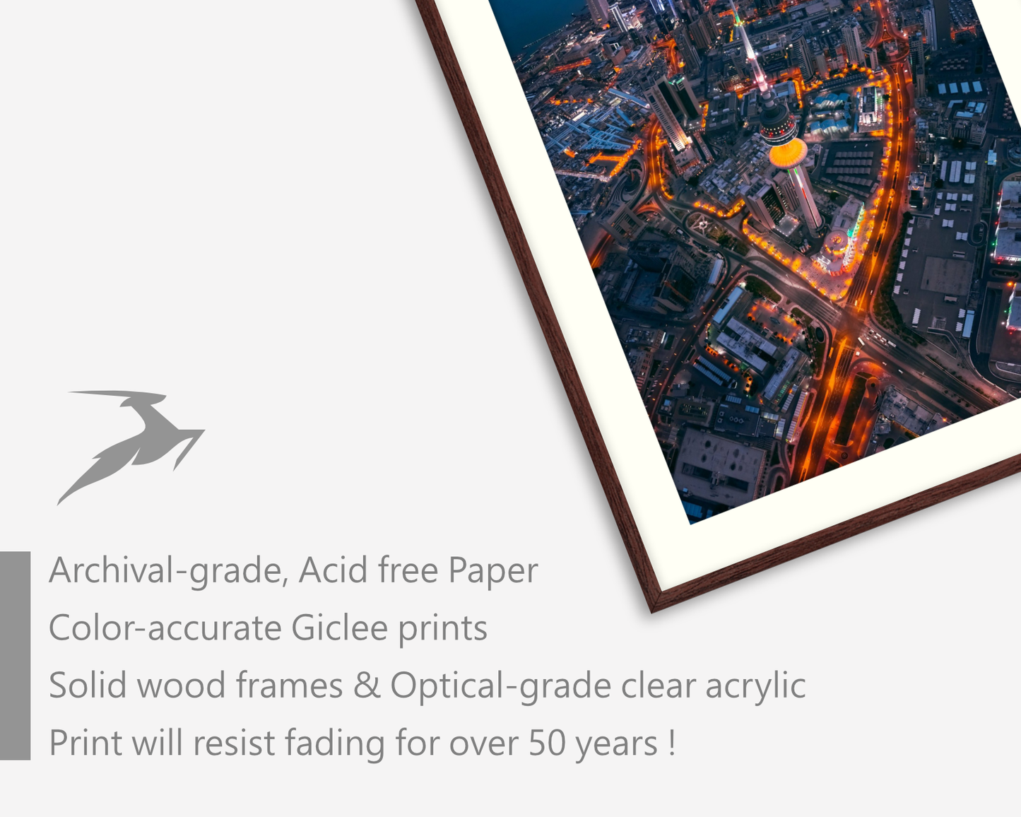 Great aerial view of Kuwait city at night