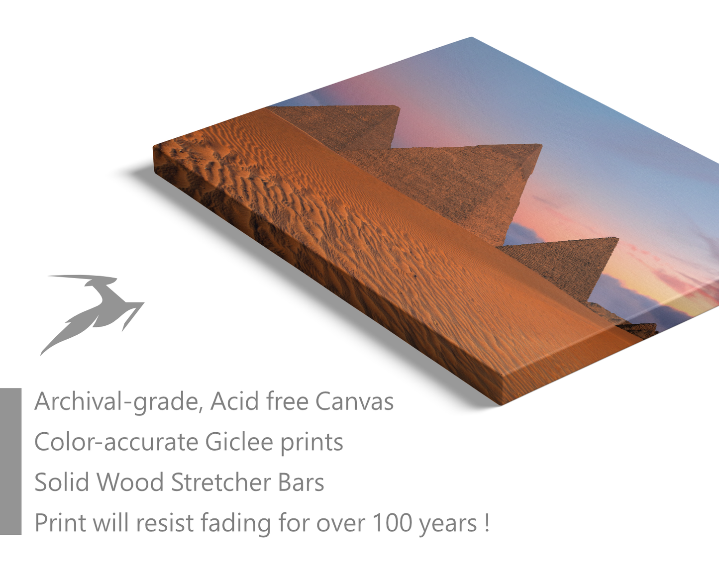 Egypt, Pyramids Sunset