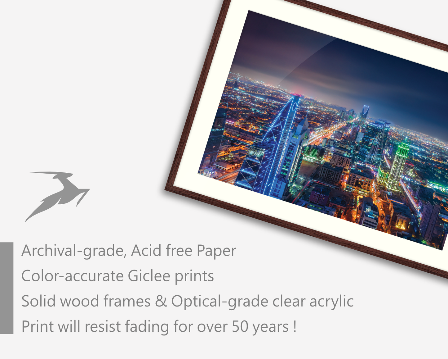 Saudi Arabia, Landscape at night in Riyadh