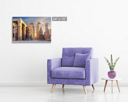Egypt, Luxor Temple and the statues of Ramses II