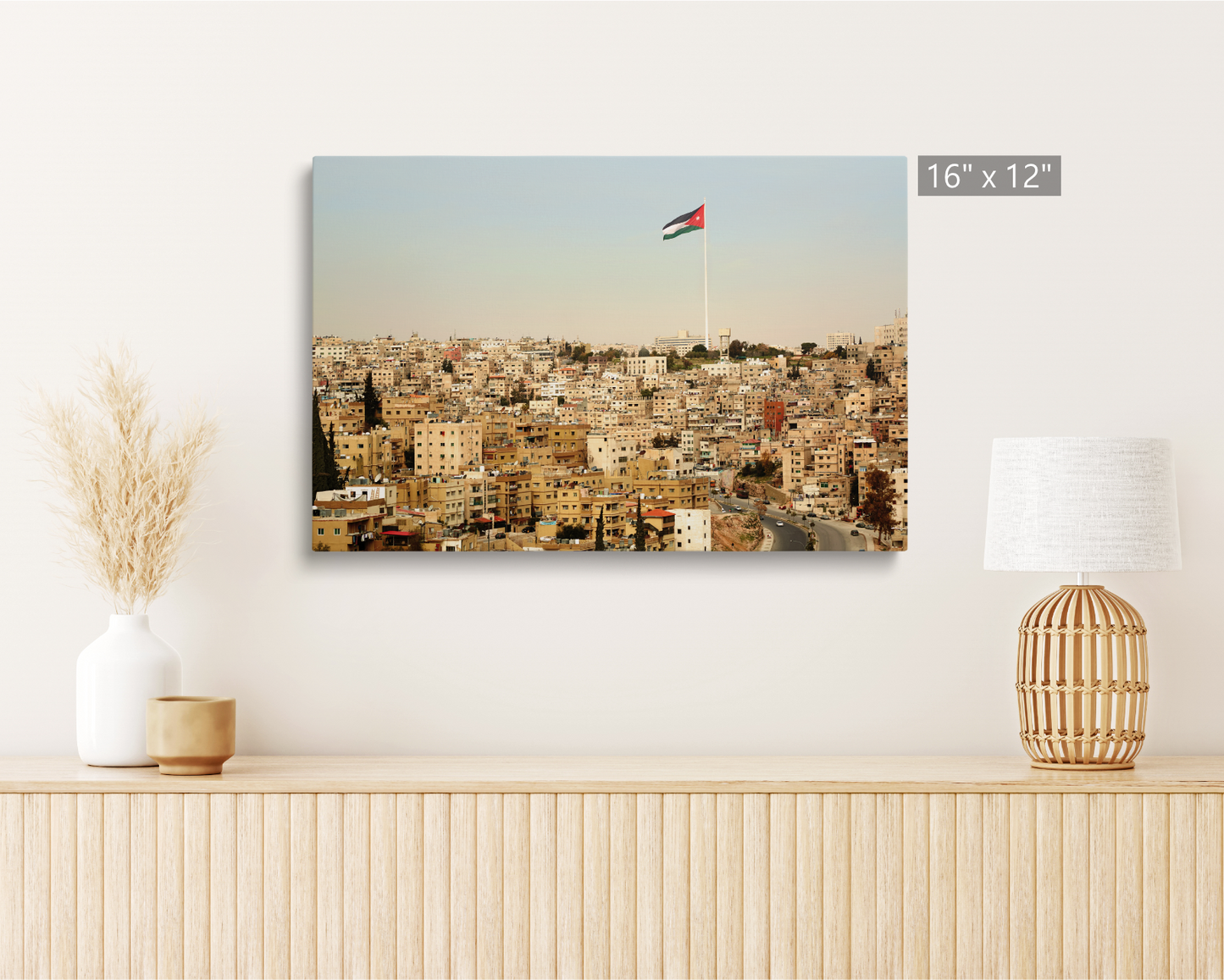 Jordan, Amman Flag