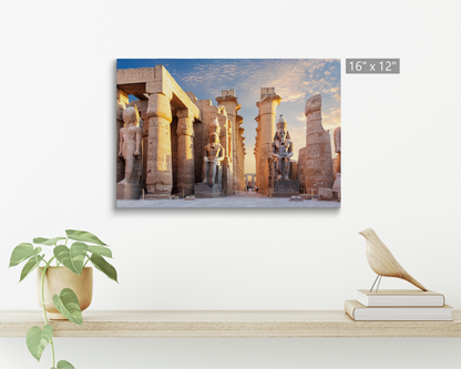 Egypt, Luxor Temple and the statues of Ramses II