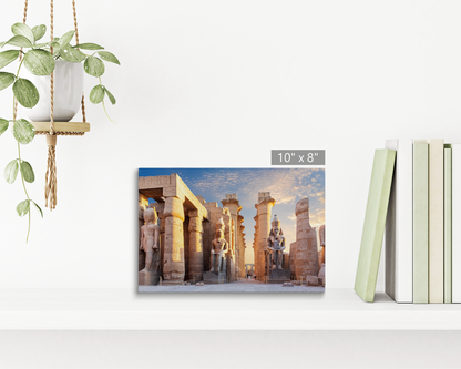 Egypt, Luxor Temple and the statues of Ramses II
