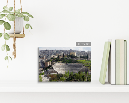 Jordan, The Roman Theatre from the Citadel