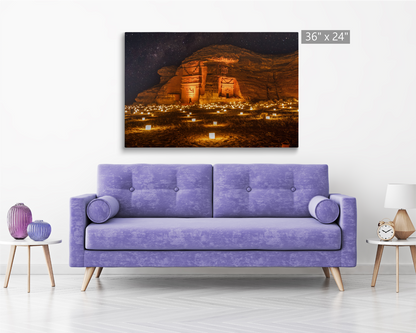 Saudi Arabia, The Ancient Nabataean Tombs in Al-Ula
