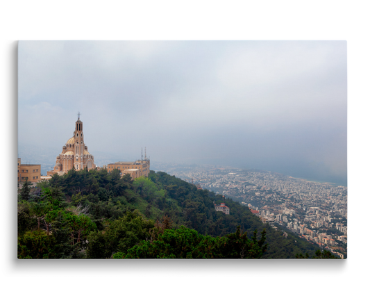 Lebanon, Beirut, Basilica of Saint Paul sits