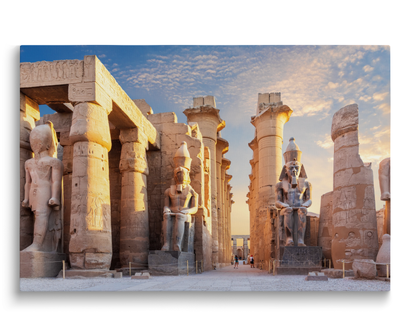 Egypt, Luxor Temple and the statues of Ramses II