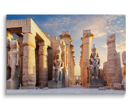 Egypt, Luxor Temple and the statues of Ramses II