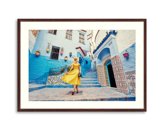 Morocco, Chefchaouen, Medina of blue city