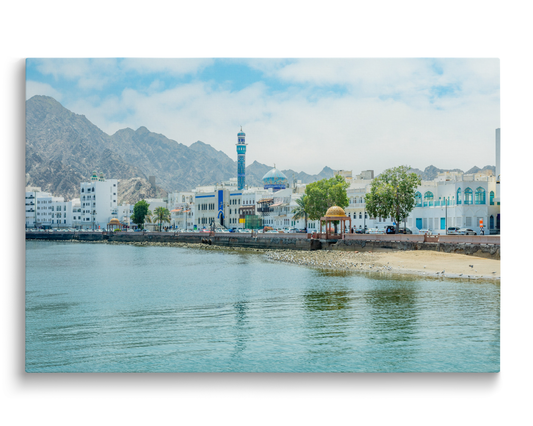 Oman, Mutrah promenade street in Muscat