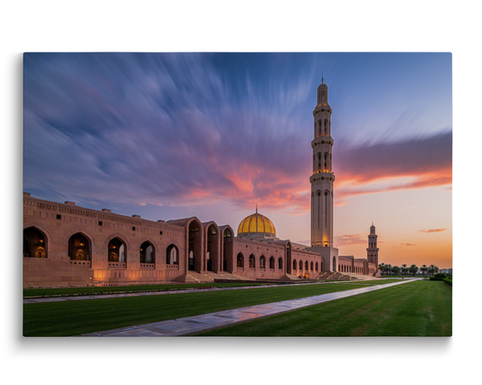 Oman, Sultan Qaboos Grand Mosque in Muscat