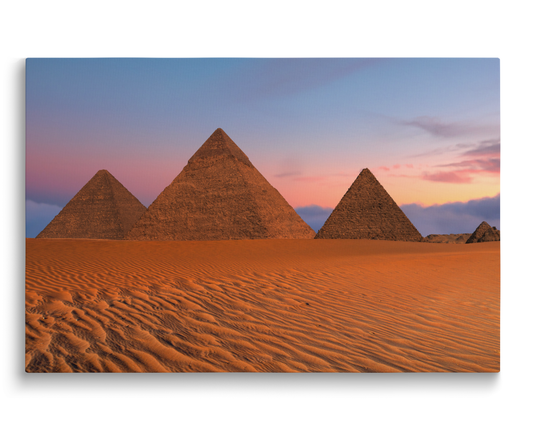 Egypt, Pyramids Sunset