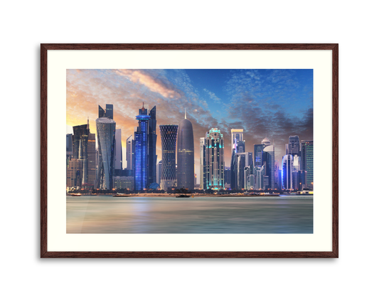 Qatar, Doha City sunrise