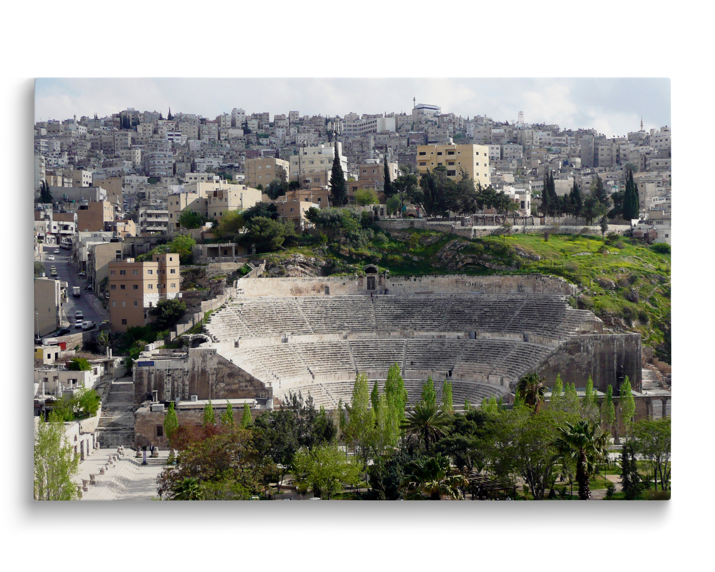 Jordan, The Roman Theatre from the Citadel