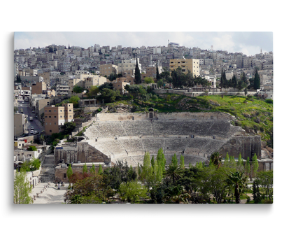 Jordan, The Roman Theatre from the Citadel