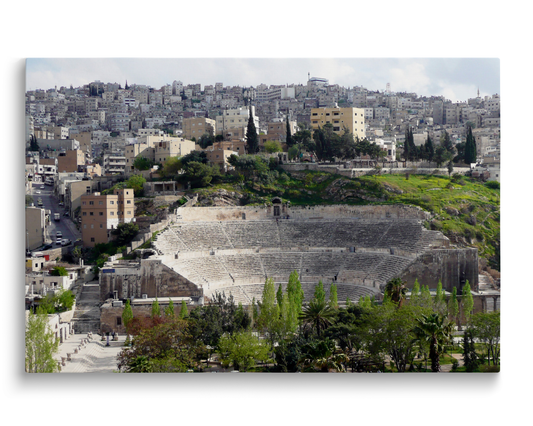 Jordan, The Roman Theatre from the Citadel