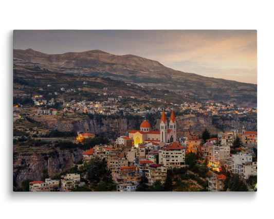 Lebanon, Bsharri Village in the Mountains