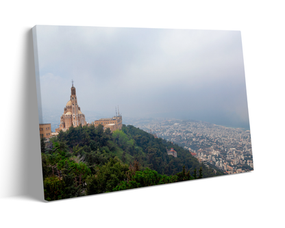 Lebanon, Beirut, Basilica of Saint Paul sits