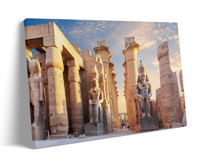 Egypt, Luxor Temple and the statues of Ramses II