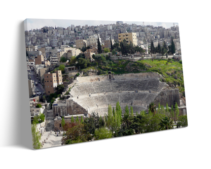 Jordan, The Roman Theatre from the Citadel