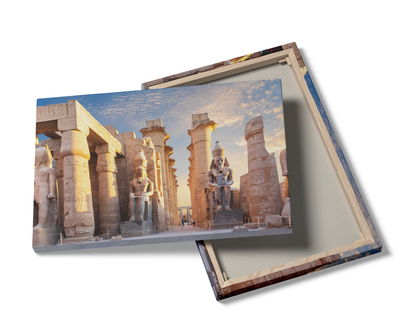 Egypt, Luxor Temple and the statues of Ramses II