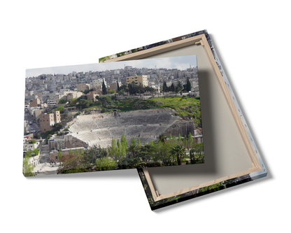 Jordan, The Roman Theatre from the Citadel